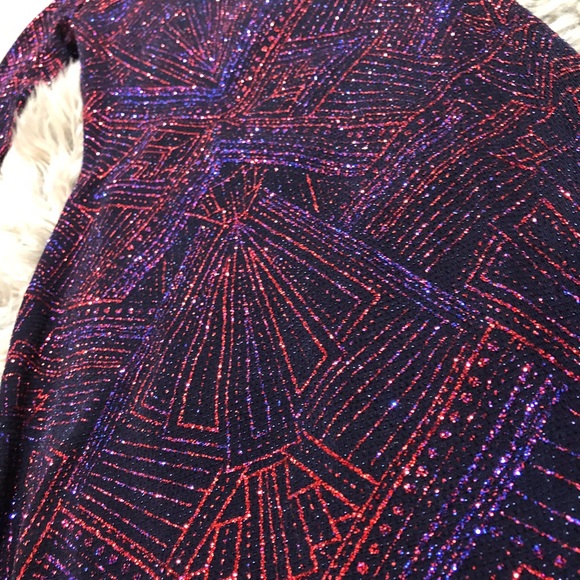 Multi Colored Glitter Dress - Picture 4 of 5